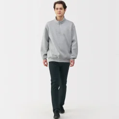 Hot Muji Vaqueros ajustados y elásticos para hombre ‐ Negro