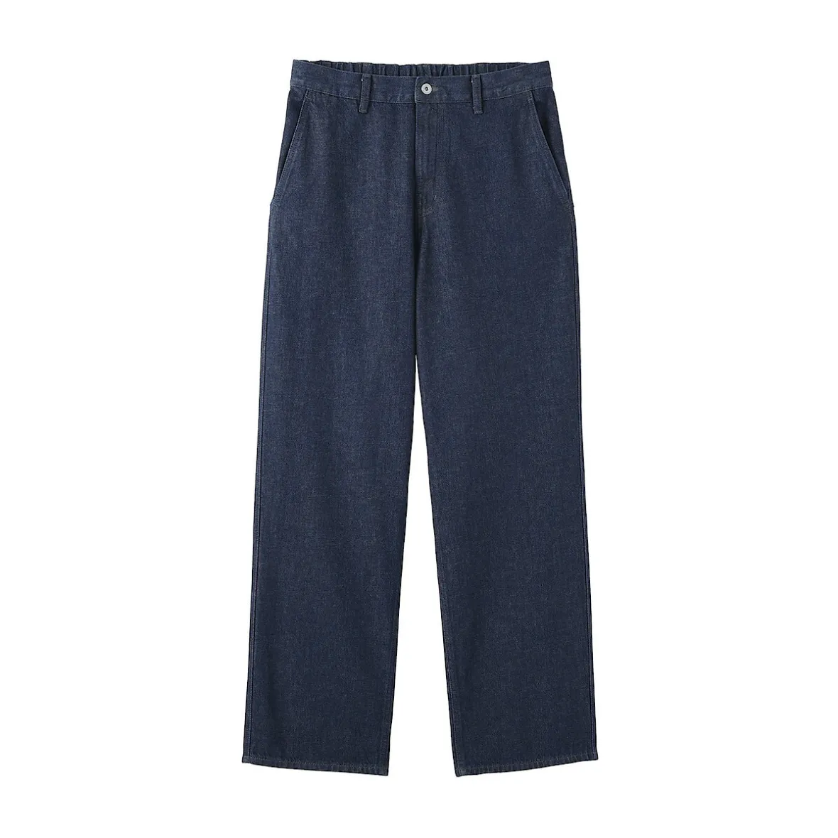 Discount Muji Vaqueros anchos de mezcla de kapok para hombre
