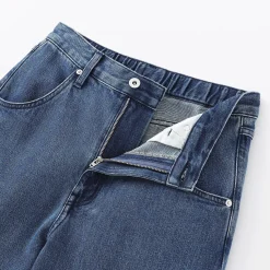 Hot Muji Vaqueros tipo cocoon de mezcla de kapok para mujer