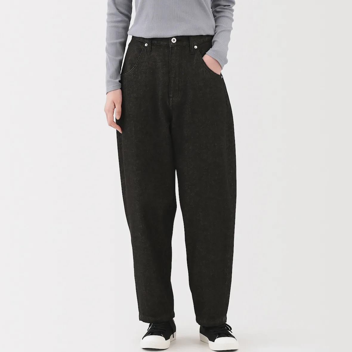 Hot Muji Vaqueros tipo cocoon de mezcla de kapok para mujer
