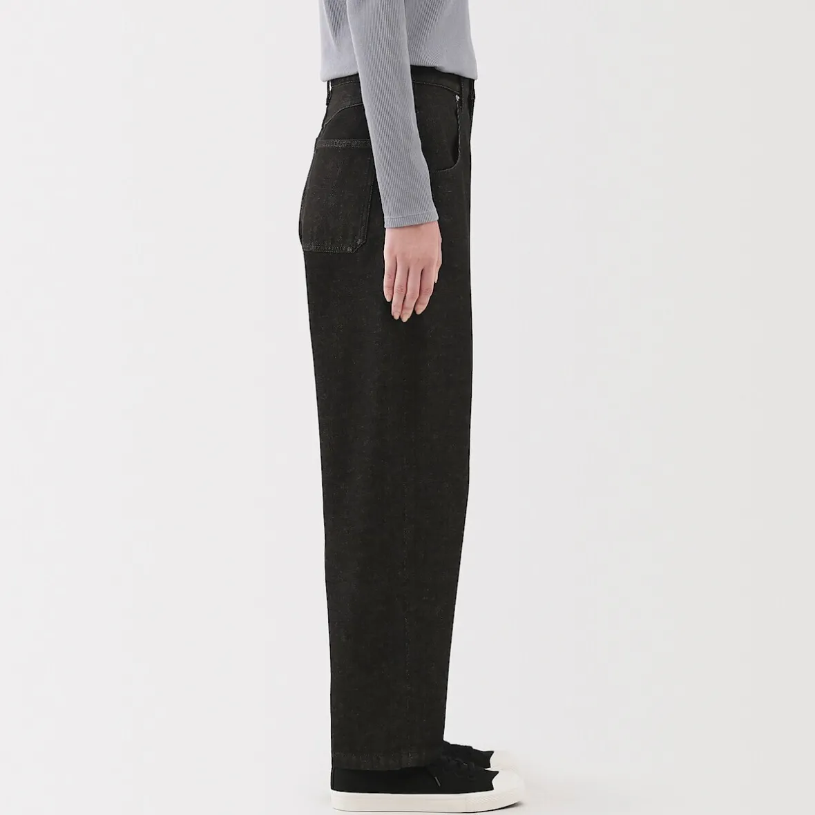 Hot Muji Vaqueros tipo cocoon de mezcla de kapok para mujer