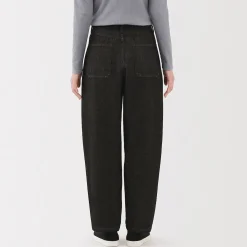 Hot Muji Vaqueros tipo cocoon de mezcla de kapok para mujer