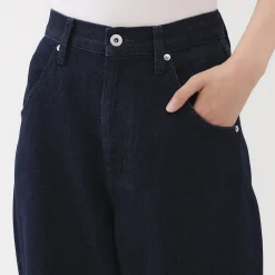 Hot Muji Vaqueros tipo cocoon de mezcla de kapok para mujer