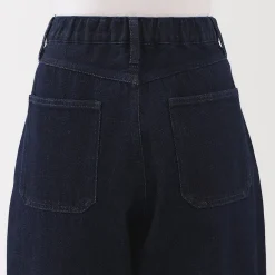 Hot Muji Vaqueros tipo cocoon de mezcla de kapok para mujer