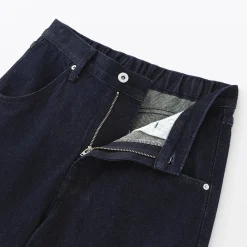 Hot Muji Vaqueros tipo cocoon de mezcla de kapok para mujer