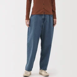 Hot Muji Vaqueros tipo cocoon de mezcla de kapok para mujer