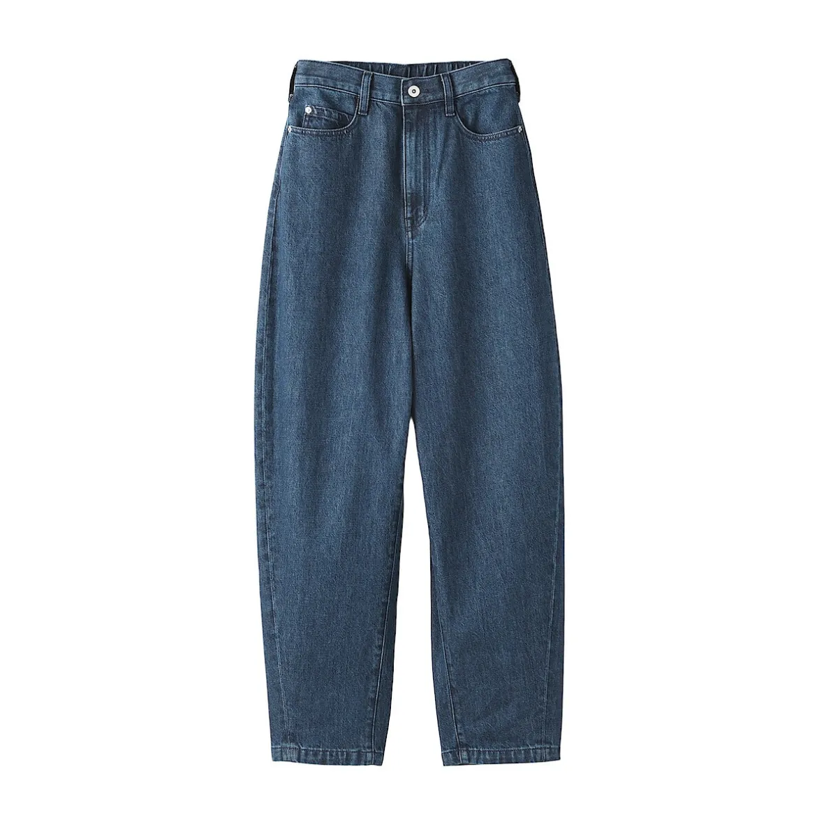 Sale Muji Vaqueros tipo cocoon de mezcla de kapok para mujer