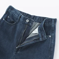 Sale Muji Vaqueros tipo cocoon de mezcla de kapok para mujer