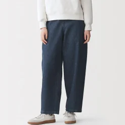 Sale Muji Vaqueros tipo cocoon de mezcla de kapok para mujer