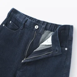 Sale Muji Vaqueros tipo cocoon de mezcla de kapok para mujer