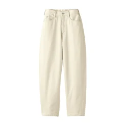 Sale Muji Vaqueros tipo cocoon de mezcla de kapok para mujer