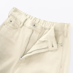 Sale Muji Vaqueros tipo cocoon de mezcla de kapok para mujer
