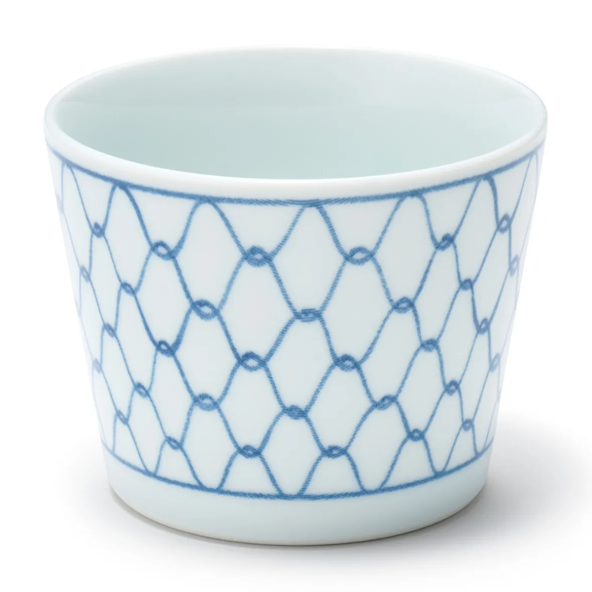 Best Muji Vaso de sake Hasami Ware - Patrón de malla