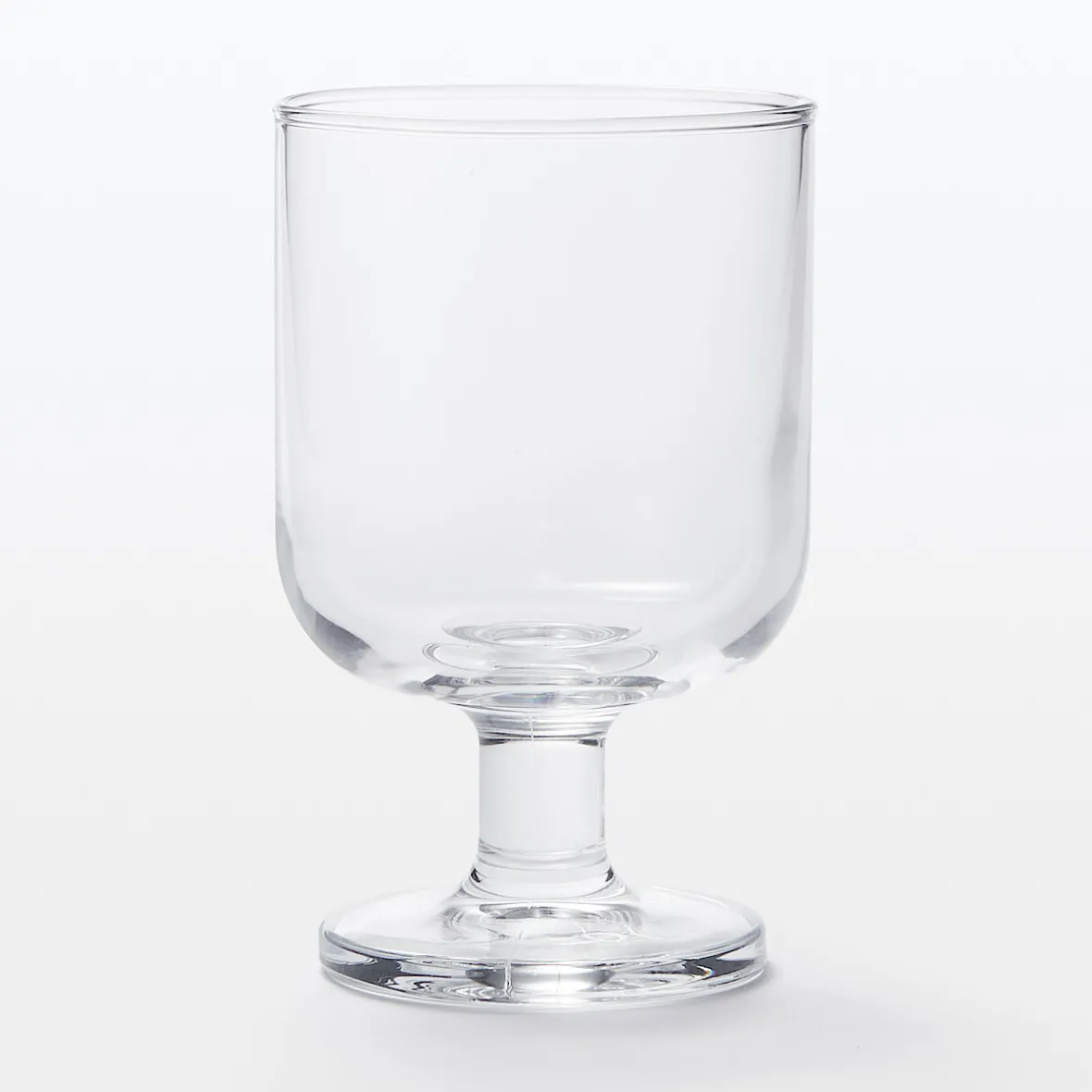 Outlet Muji Vaso de tallo corto de cristal templado S