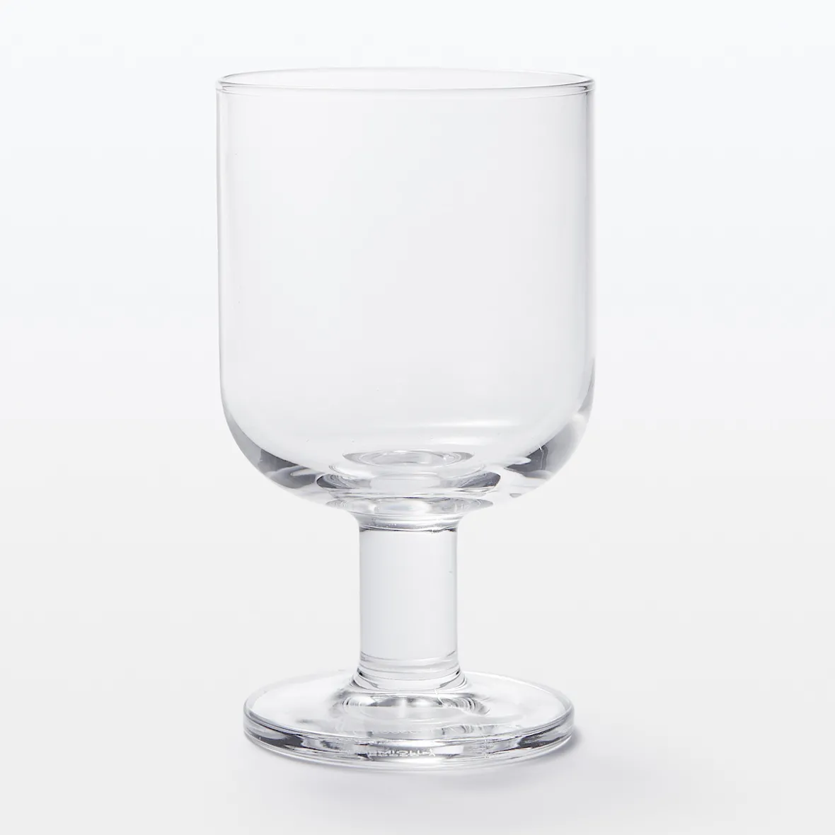 Online Muji Vaso de tallo corto de cristal templado L