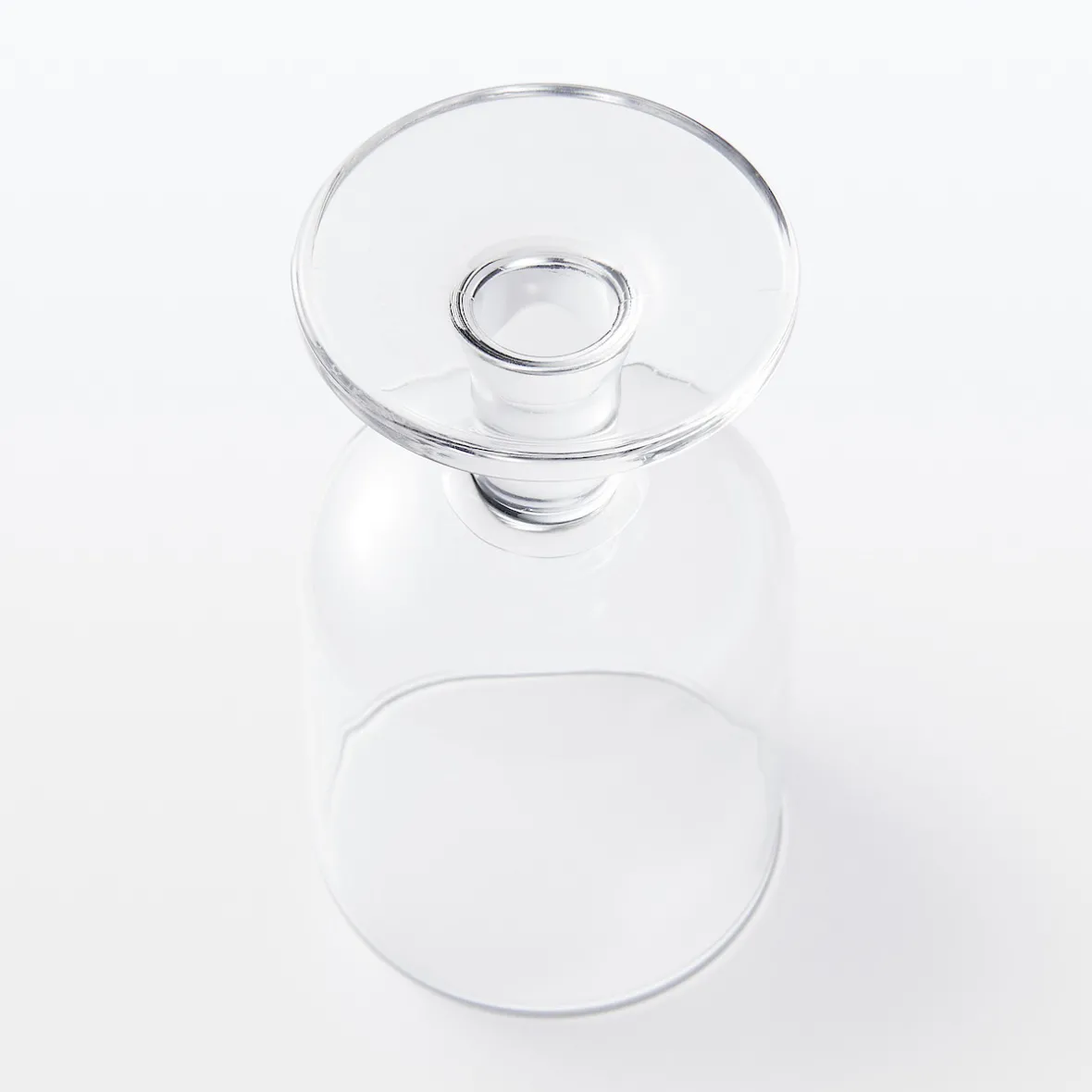 Online Muji Vaso de tallo corto de cristal templado L