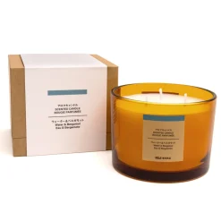 Hot Muji Vela de 3 mecha de agua y bergamota