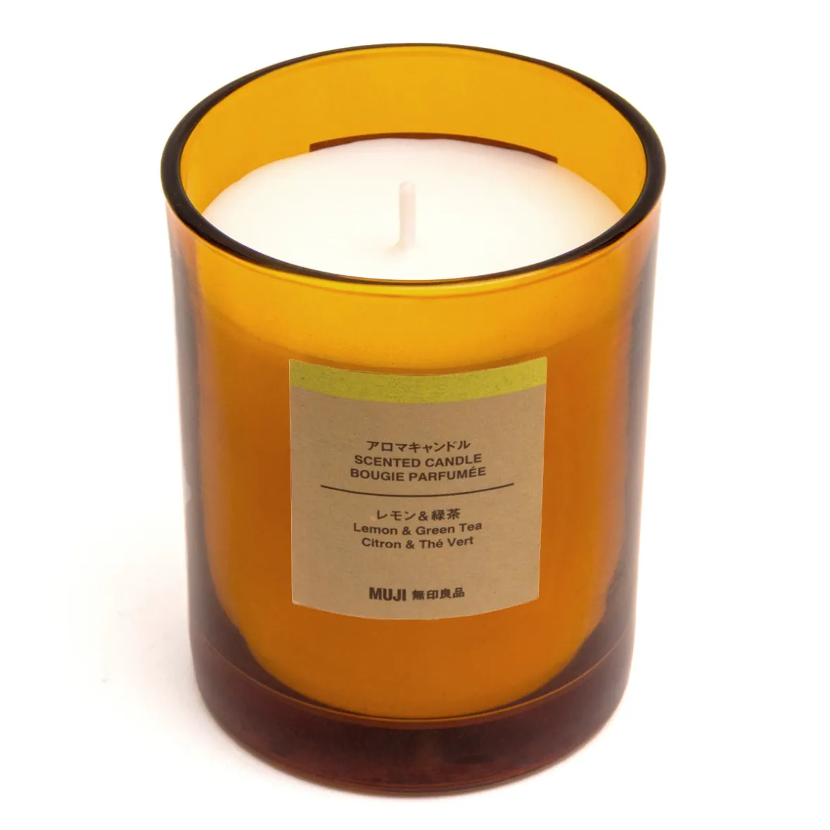 Outlet Muji Vela de 1 mecha de limón y té verde