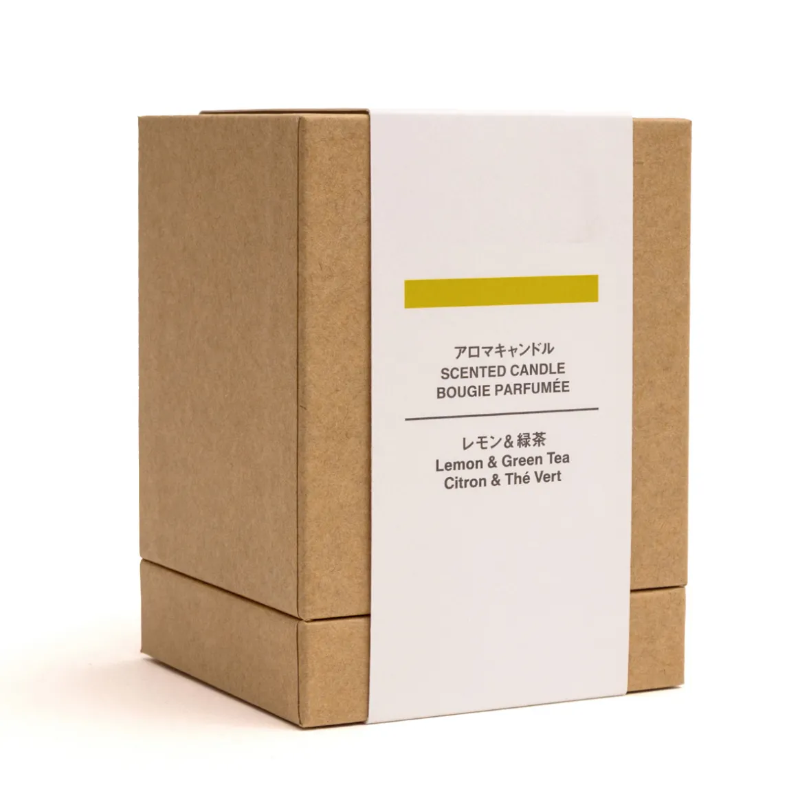 Outlet Muji Vela de 1 mecha de limón y té verde