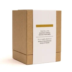 Discount Muji Vela de 1 mecha de ámbar y sándalo