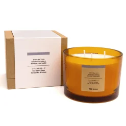 Best Muji Vela de 3 mechas de sal marina y salvia