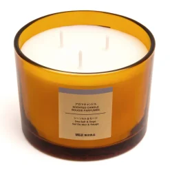 Best Muji Vela de 3 mechas de sal marina y salvia