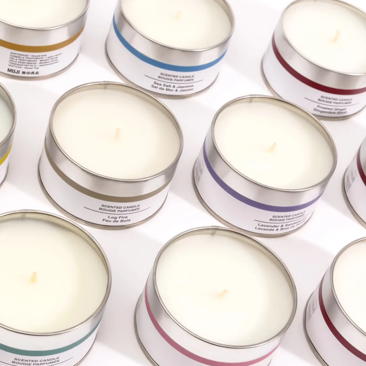 Discount Muji Vela en lata de flor de saúco