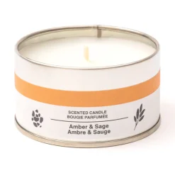 New Muji Vela en lata de ámbar y salvia