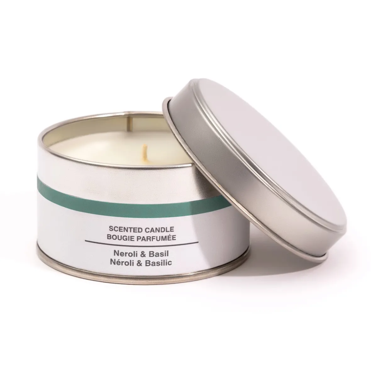 Sale Muji Vela en lata de neroli y albahaca
