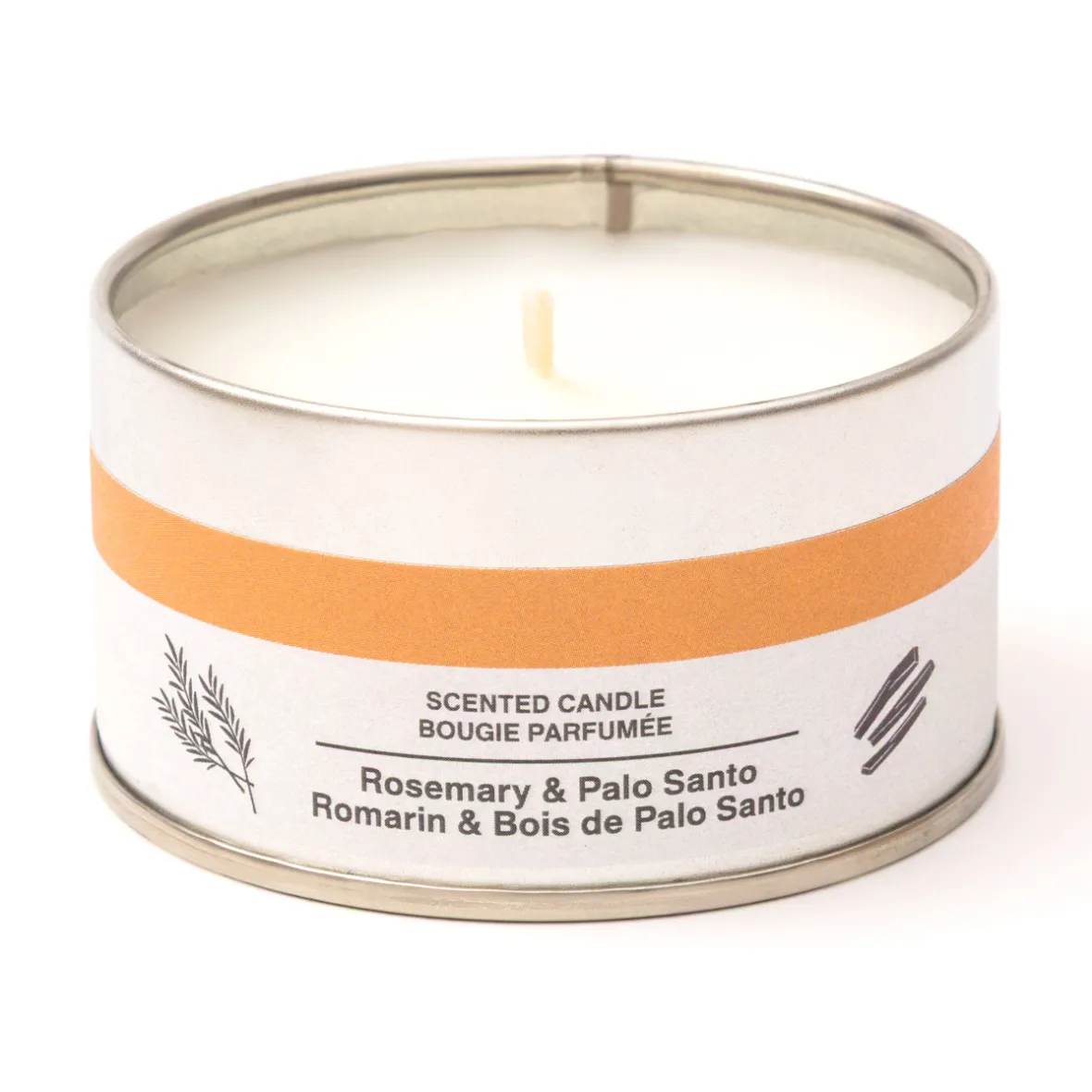 Discount Muji Vela en lata de romero y palo santo