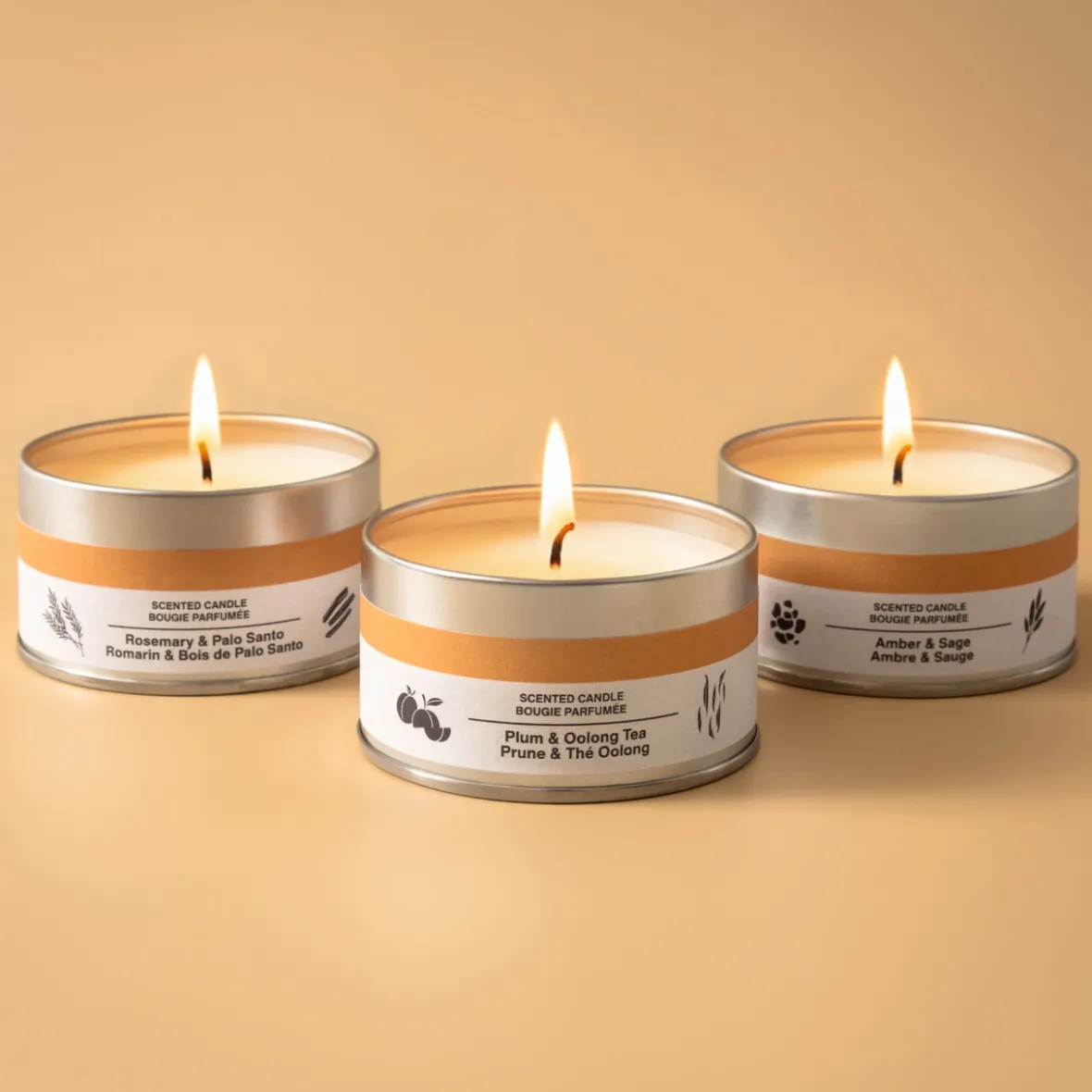 Discount Muji Vela en lata de romero y palo santo