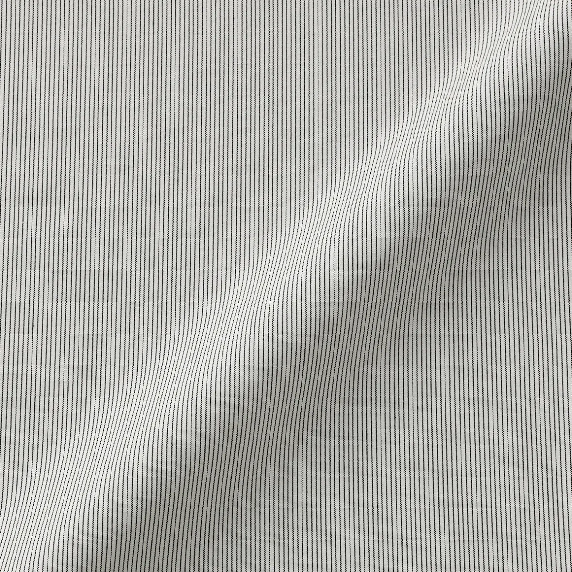 Hot Muji Vestido camisero con cuello mao de popelín de algodón orgánico para mujer