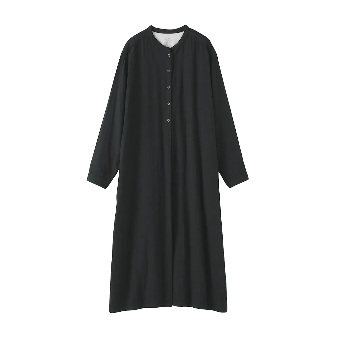 New Muji Vestido de gasa doble y mezcla de kapok para mujer
