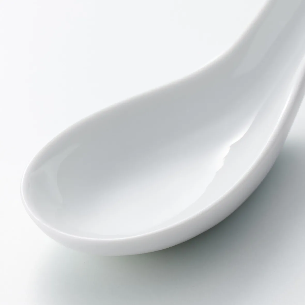 Discount Muji White Porcelain Chinese Spoon