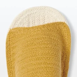 Muji Zapatillas abiertas de mezcla de algodón