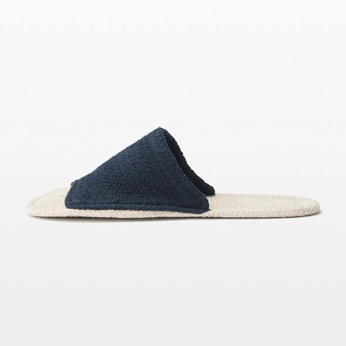 Muji Zapatillas abiertas de mezcla de algodón