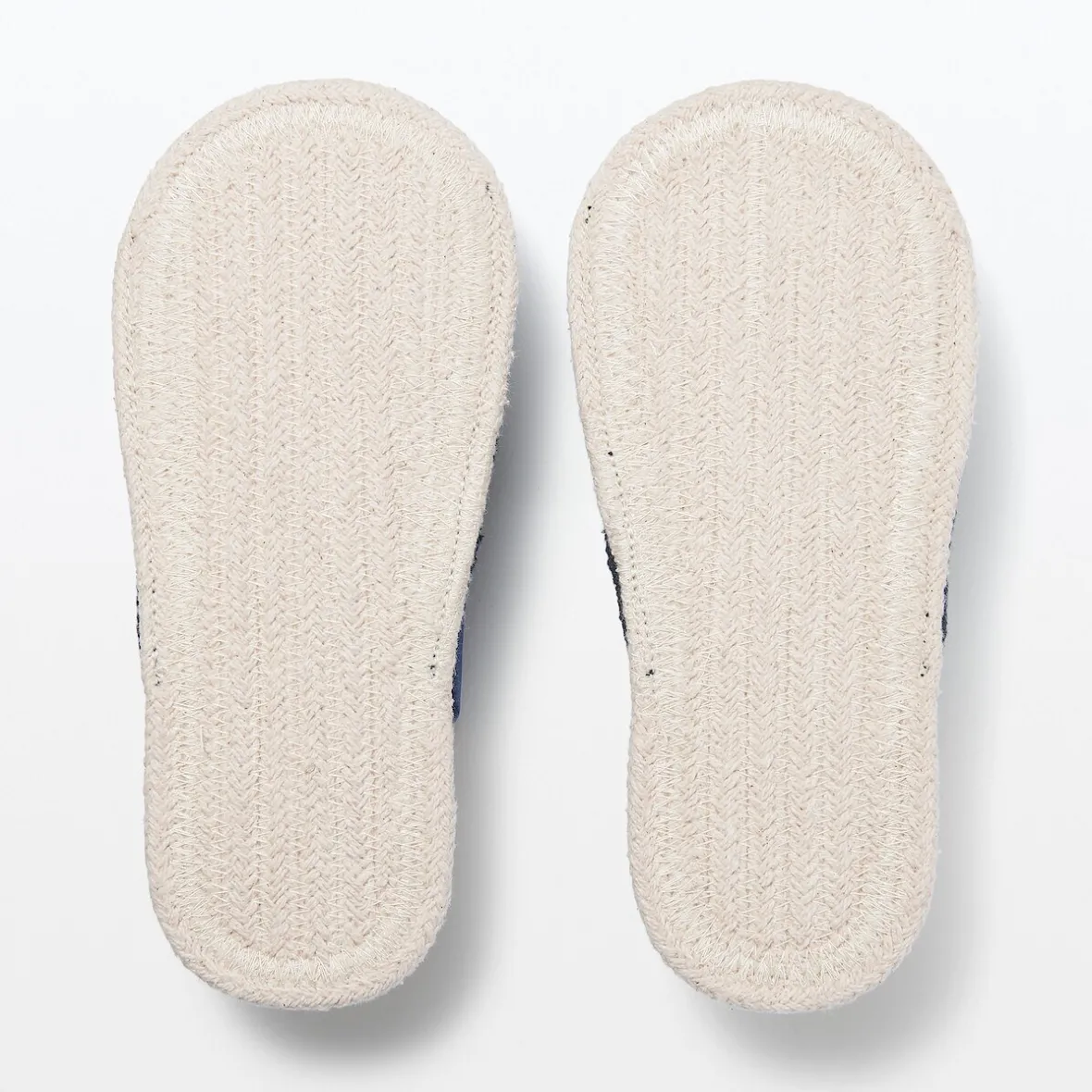 Muji Zapatillas abiertas de mezcla de algodón