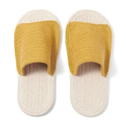 Muji Zapatillas abiertas de mezcla de algodón