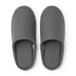 Sale Muji Zapatillas de estar por casa con plantilla de algodón