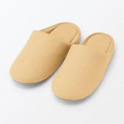 Sale Muji Zapatillas de estar por casa con plantilla de algodón
