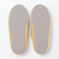 Sale Muji Zapatillas de estar por casa con plantilla de algodón