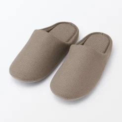 Sale Muji Zapatillas de estar por casa con plantilla de algodón