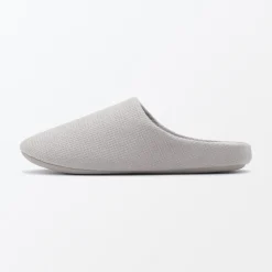 Sale Muji Zapatillas de estar por casa con plantilla de algodón