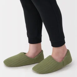 Hot Muji Zapatillas de estar por casa de franela