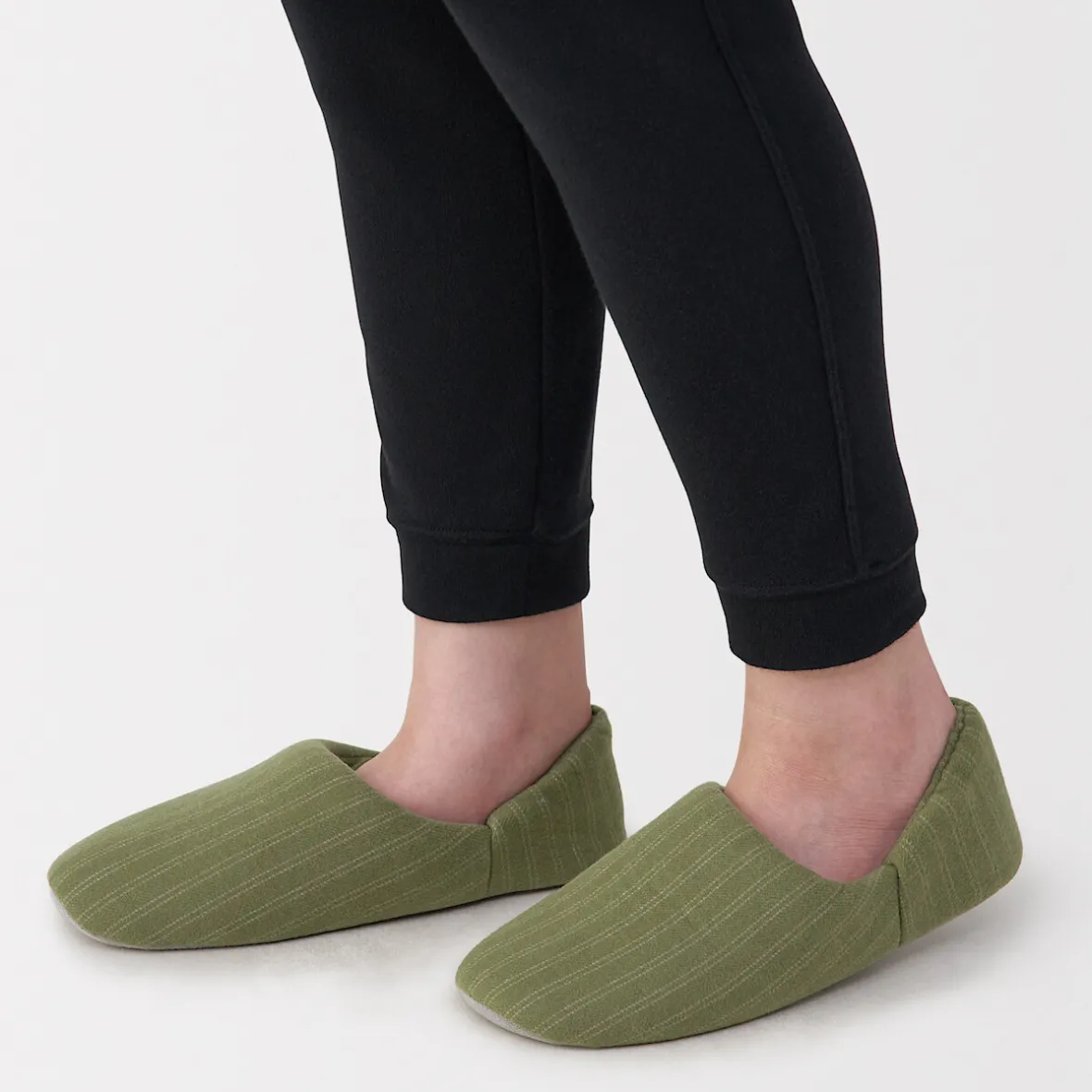 Hot Muji Zapatillas de estar por casa de franela