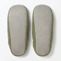 Hot Muji Zapatillas de estar por casa de franela