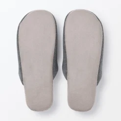 Clearance Muji Zapatillas de estar por casa de algodón suave