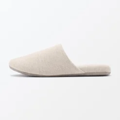 Clearance Muji Zapatillas de estar por casa de algodón suave