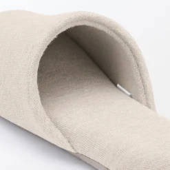 Clearance Muji Zapatillas de estar por casa de algodón suave