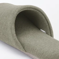 Clearance Muji Zapatillas de estar por casa de algodón suave
